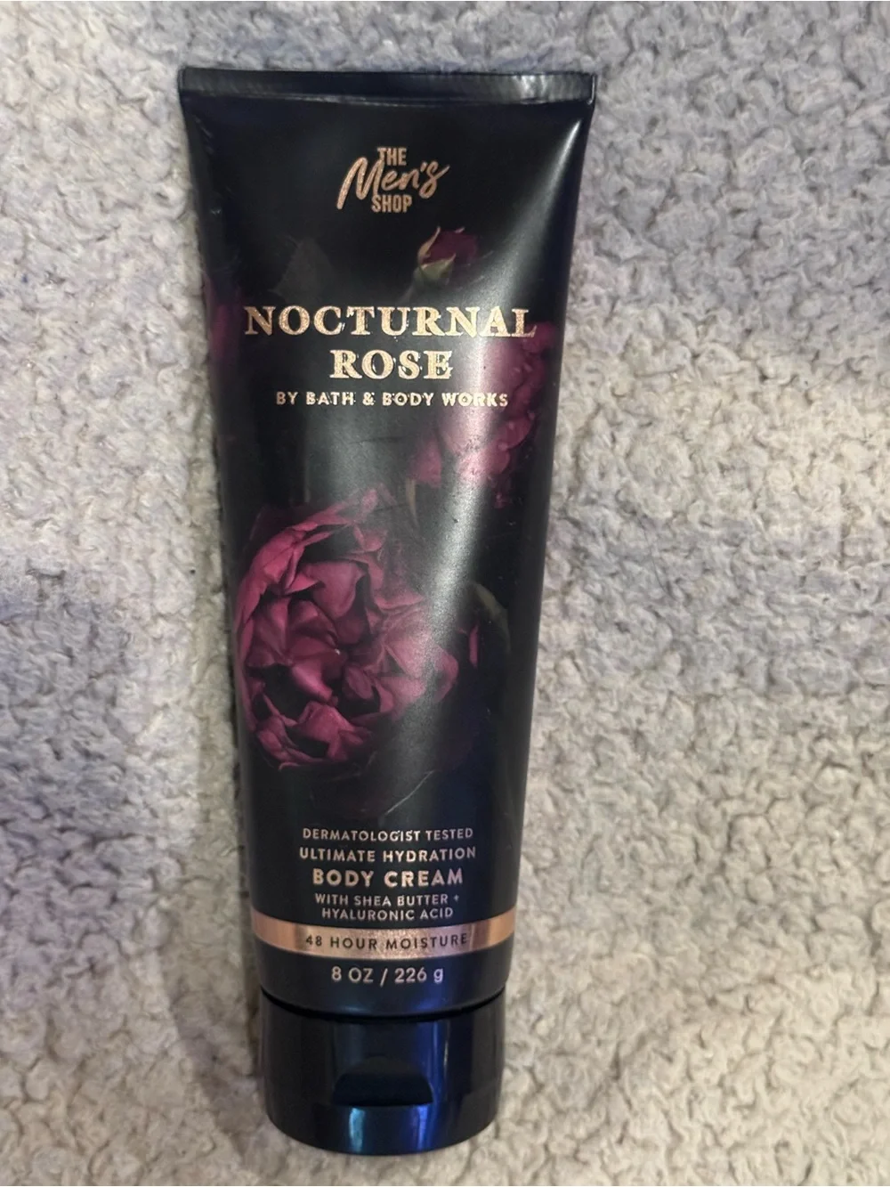 Lot New With Tags Bath And Body Works Men’s Nocturnal Rose Body Cream + Candle